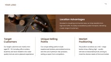 Brown High-End Barber Shop Business Plan Template
