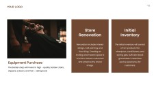 Brown High-End Barber Shop Business Plan Template