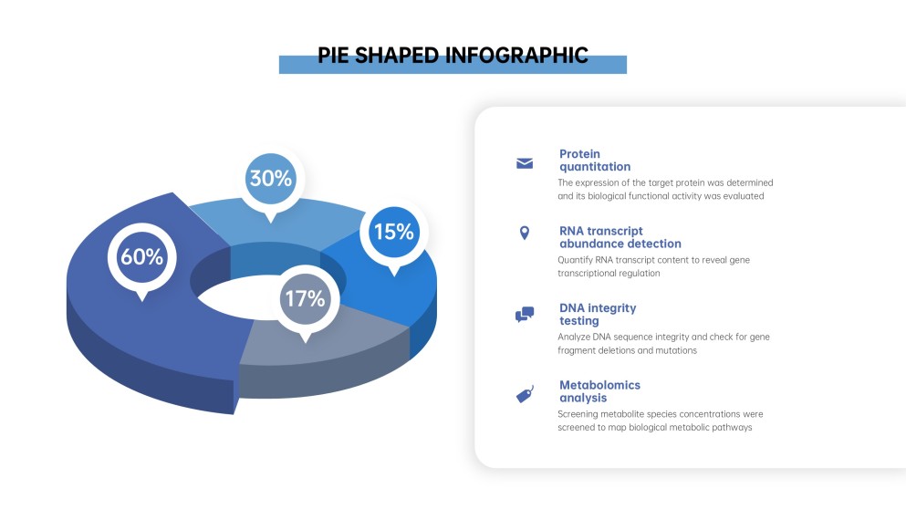 商業數據分析圓餅圖模板