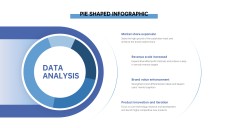 商業數據分析圓餅圖模板