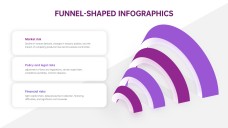 เทมเพลตอินโฟกราฟิกช่องทางการขายสำหรับ PowerPoint
