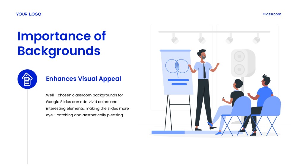 遙距學習:Google 簡報的課室背景