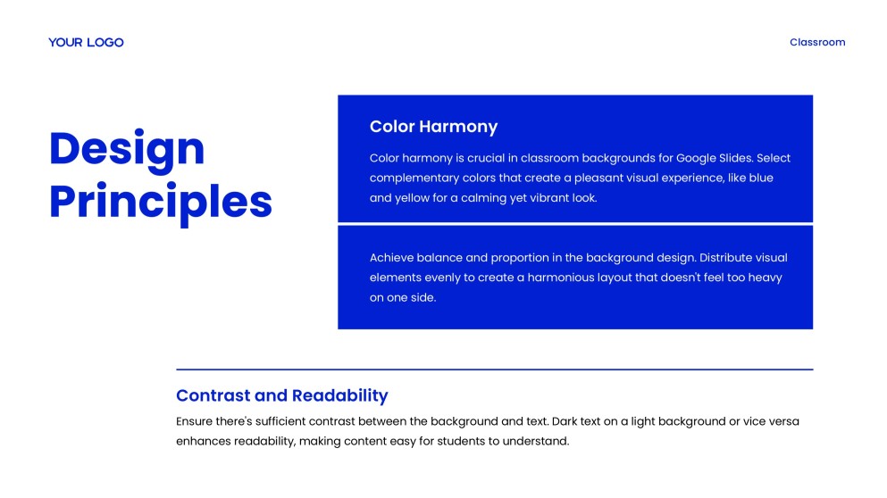 遙距學習:Google 簡報的課室背景