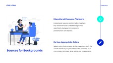 遙距學習:Google 簡報的課室背景