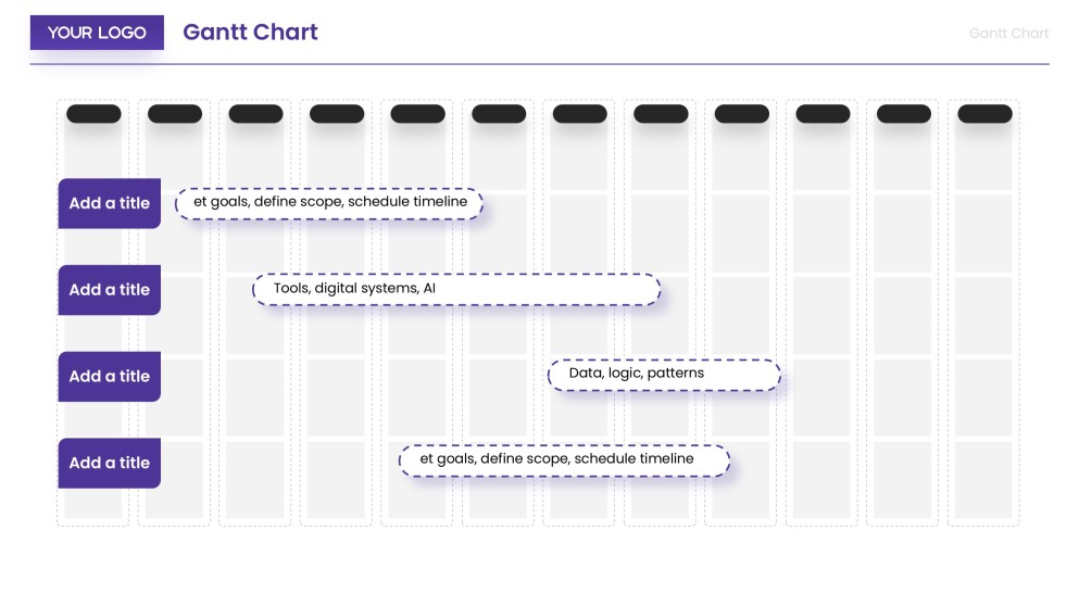 PowerPoint Gantt Chart Templates for Students