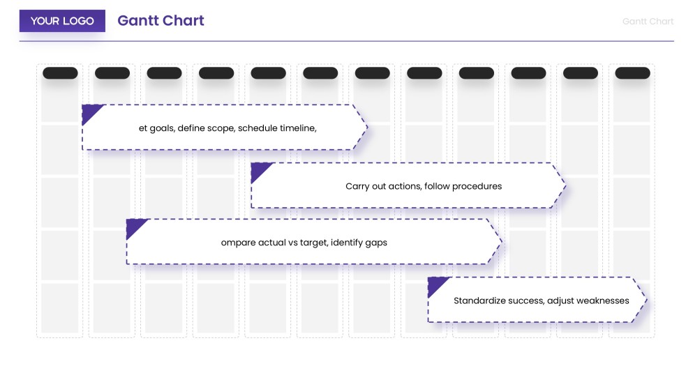 PowerPoint Gantt Chart Templates for Students
