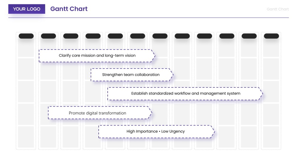PowerPoint Gantt Chart Templates for Students