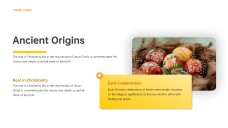 Yellow Cute Easter PowerPoint Template & Google Slides Theme