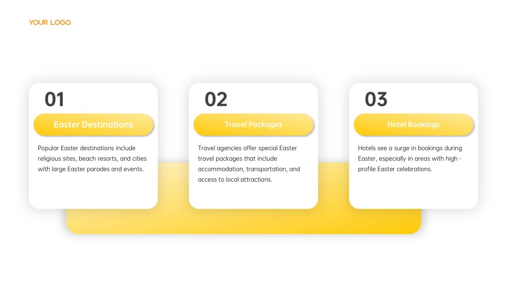 Yellow Cute Easter PowerPoint Template & Google Slides Theme