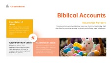 Orange Easter-Themed PowerPoint for Christian Template