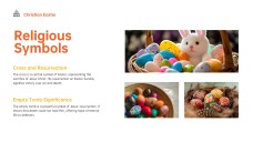 Orange Easter-Themed PowerPoint for Christian Template