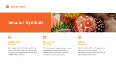 Orange Easter-Themed PowerPoint for Christian Template