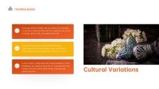 Orange Easter-Themed PowerPoint for Christian Template