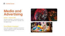 Orange Easter-Themed PowerPoint for Christian Template