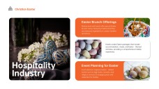 Orange Easter-Themed PowerPoint for Christian Template