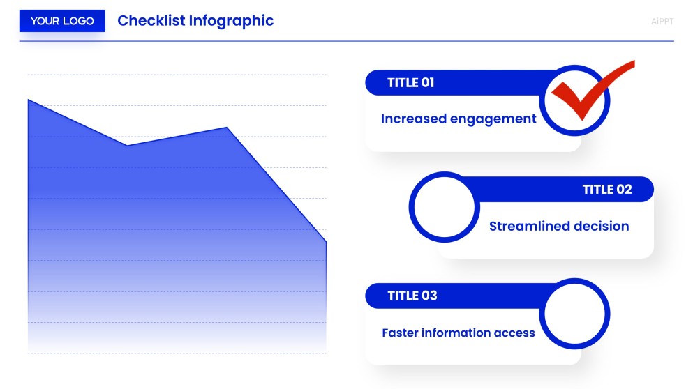 Template Infografis Daftar Periksa Gaya Bisnis Biru