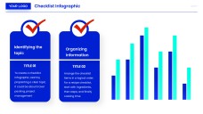 Template Infografis Daftar Periksa Gaya Bisnis Biru