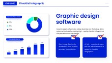 Template Infografis Daftar Periksa Gaya Bisnis Biru