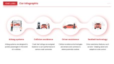 Red Cartoon Car Infographic Templates