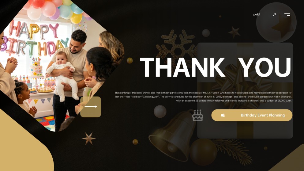 Baby Shower Event Planning PPT