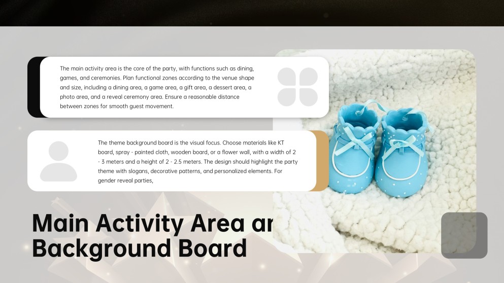 Baby Gender Reveal Party Planning PPT