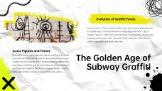 Graffiti Style Marketing Plan PPT