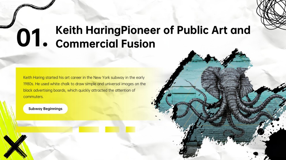 Graffiti Style Marketing Plan PPT