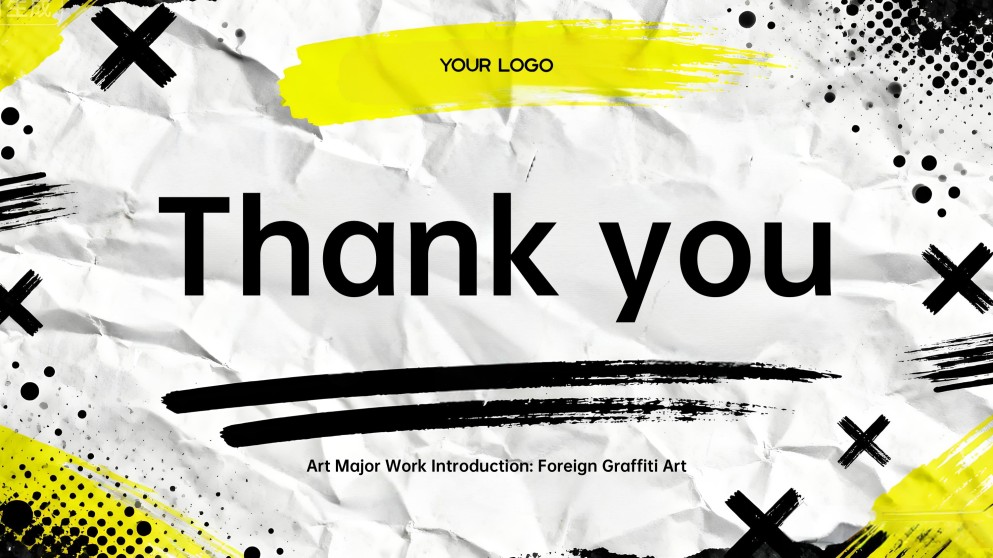 Graffiti Style Marketing Plan PPT