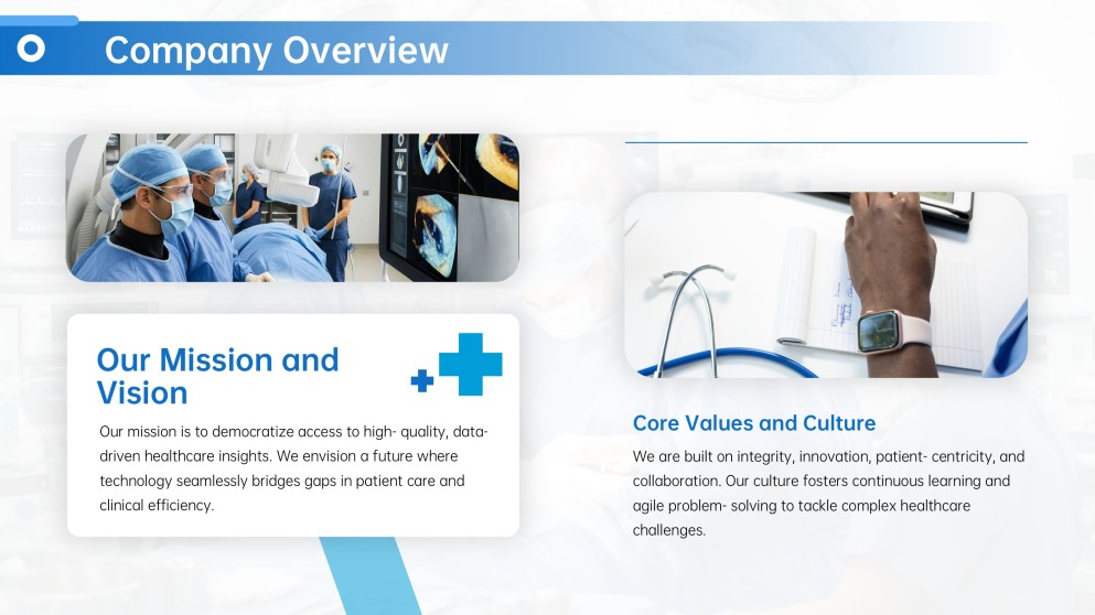 Healthcare Tech Company Business Plan PPT
