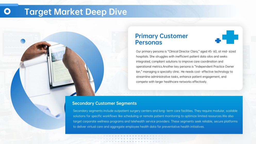 Healthcare Tech Company Business Plan PPT