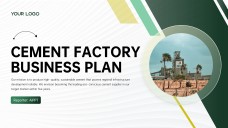 Cement Factory Business Plan PPT