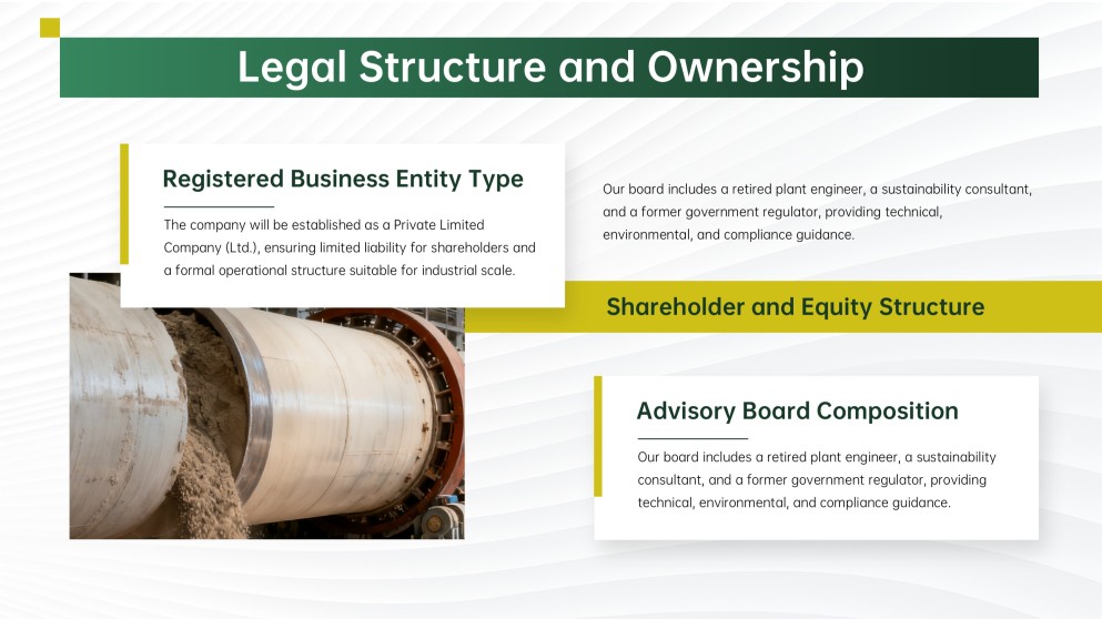 Cement Factory Business Plan PPT