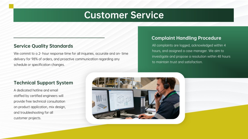 Cement Factory Business Plan PPT