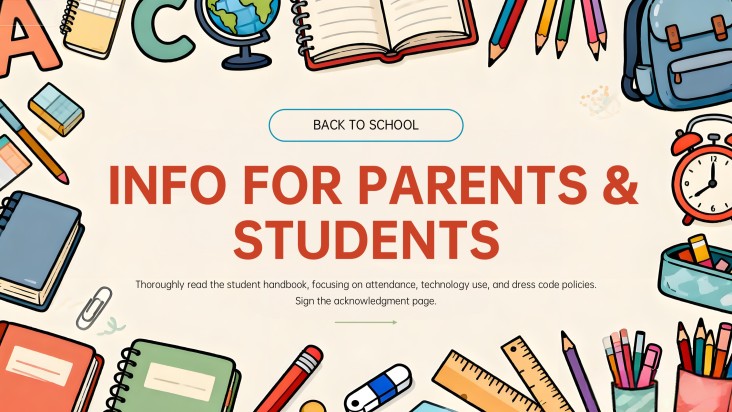 Back to School: Important Info for Parents & Students PPT