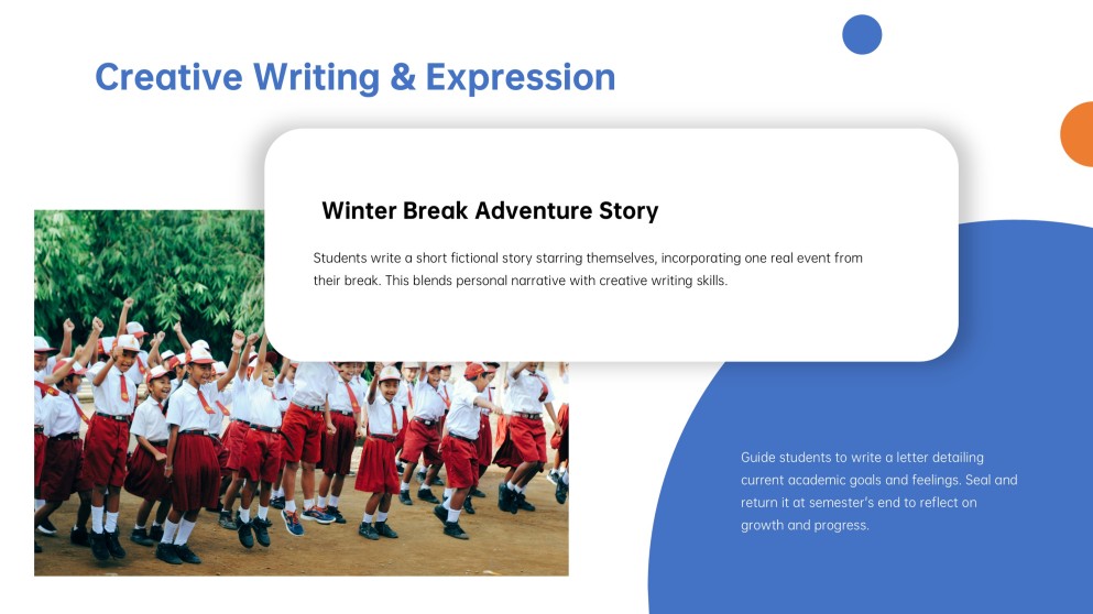 Back to School From Winter Break Activities PPT