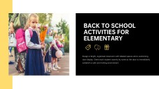 Back to School Activities for Elementary PPT