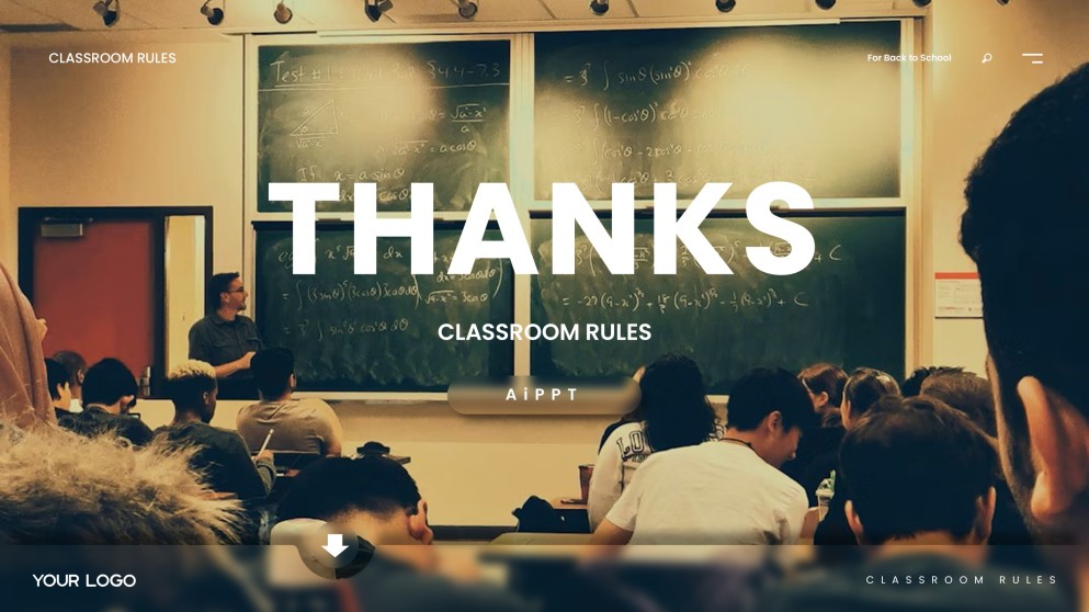 Classroom Rules for Back to School PPT