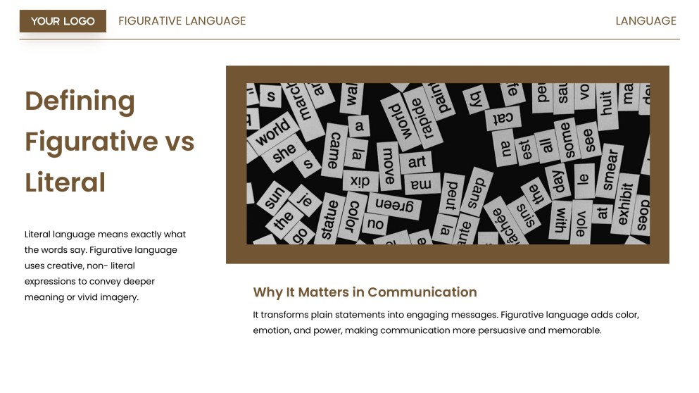 Eementary Figurative Language Lesson PPT