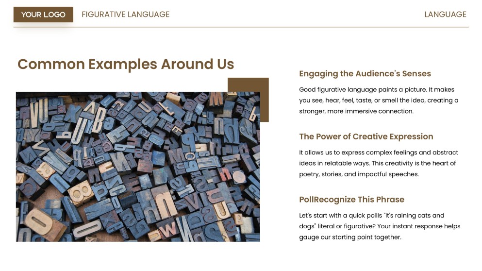 Eementary Figurative Language Lesson PPT