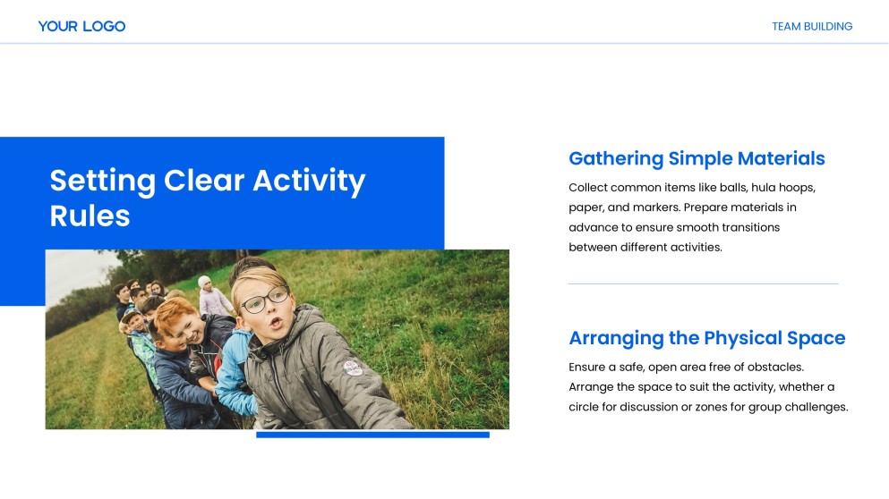 Team Building for Elementary Students PPT
