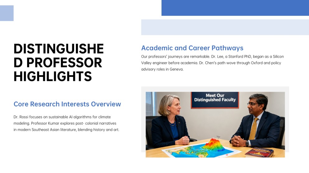 Meet Our Professors PPT
