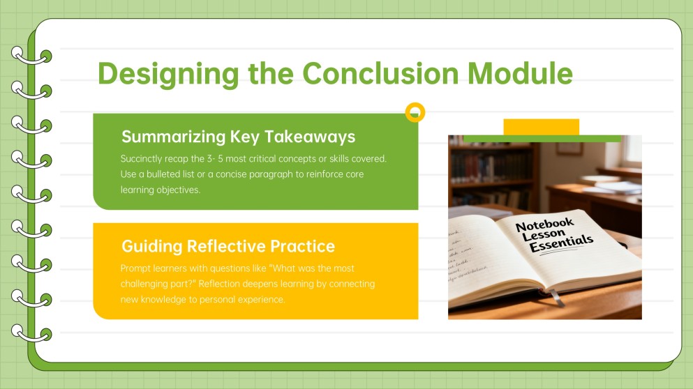 Lesson Plan Notebook Style PPT