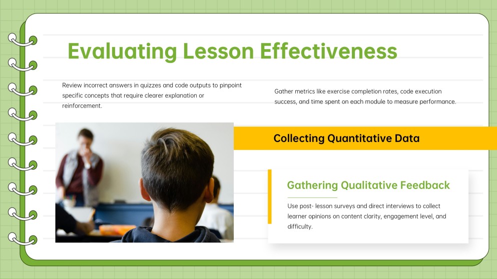 Lesson Plan Notebook Style PPT