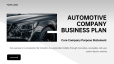 自動車メーカー向け事業計画プレゼンテーション（PPT）