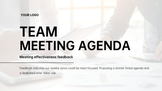 Team Meeting Agenda PPT