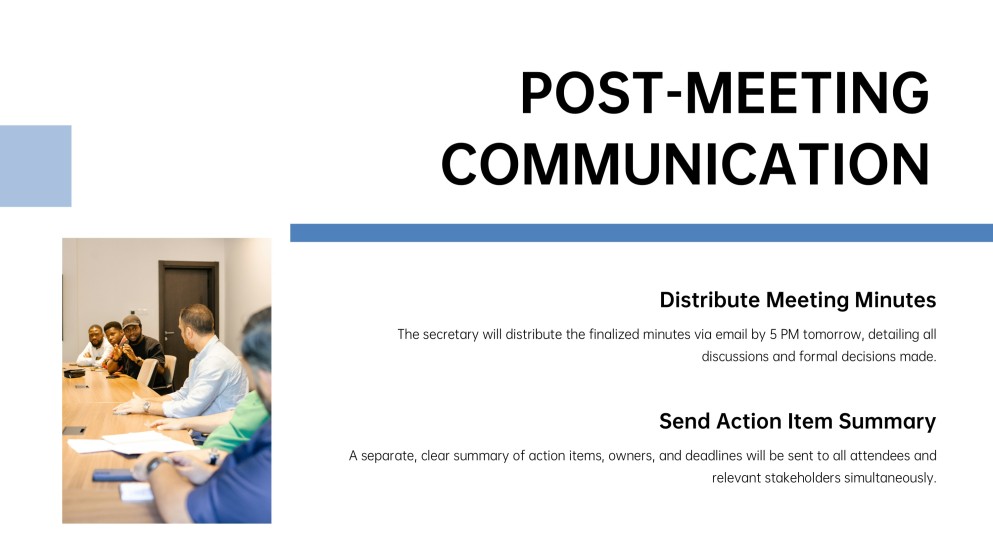 Business Meeting Agenda PPT