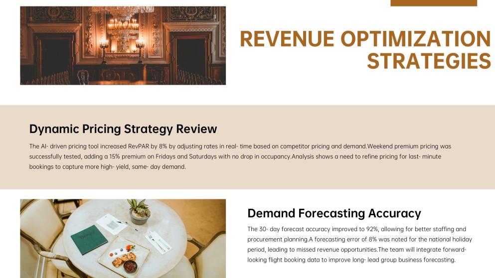 Luxury Hotel Management Meeting Agenda PPT