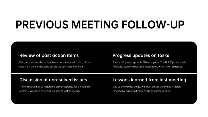 Northstar conflict workshop previous commitments and lessons slide