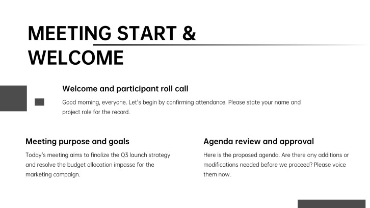 Northstar conflict workshop welcome, purpose, and agenda slide