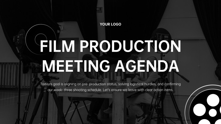 Film Production Meeting Agenda PPT